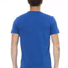 Trussardi Action Blue Cotton Men T-Shirt