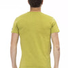 Trussardi Action Green Cotton Men T-Shirt