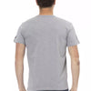 Trussardi Action Gray Cotton Men T-Shirt