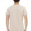 Trussardi Action Beige Cotton Men T-Shirt