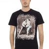 Trussardi Action Black Cotton Men T-Shirt