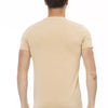 Trussardi Action Beige Cotton Men T-Shirt