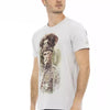 Trussardi Action Gray Cotton Men T-Shirt