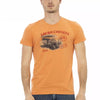 Trussardi Action Orange Cotton Men T-Shirt