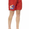 Bikkembergs Red Polyester Mens Swim Short