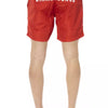 Bikkembergs Red Polyester Mens Swim Short