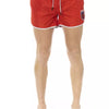 Bikkembergs Red Polyester Men Swim Shorts