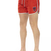 Bikkembergs Red Polyester Men Swim Shorts