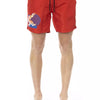 Bikkembergs Red Polyester Mens Swim Short