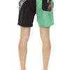 Bikkembergs Green Polyester Men Swim Short