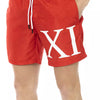 Bikkembergs Red Polyester Men Swim Short