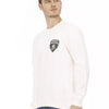 Automobili Lamborghini White Cotton Men Sweater