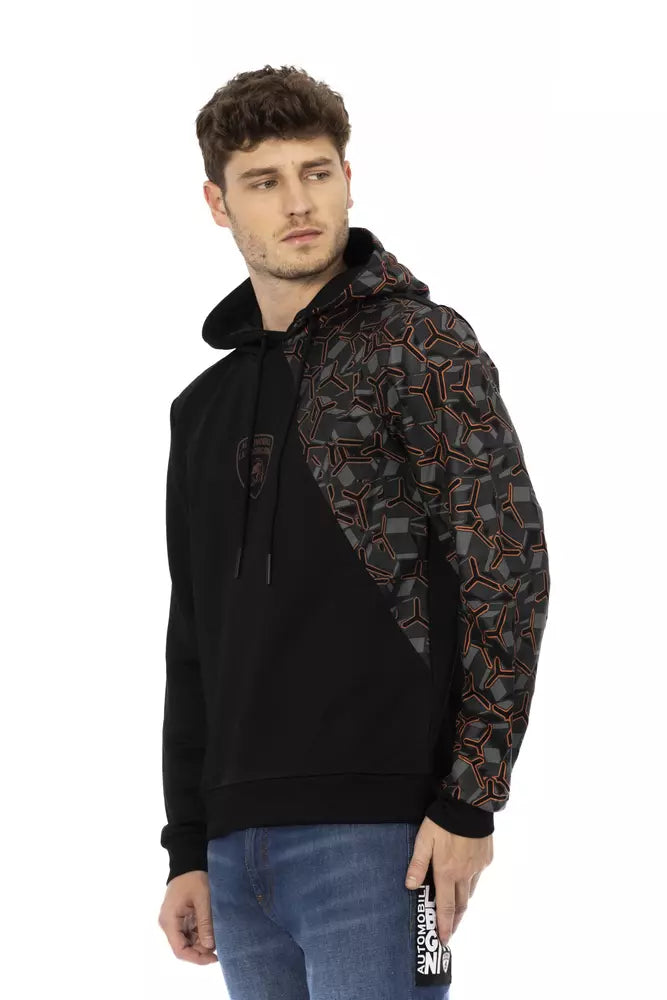 Automobili Lamborghini Black Cotton Men's Hoodie