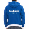 Baldinini Trend Blue Wool Men Sweater