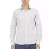 Baldinini Trend Gray Cotton Men Shirt