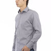 Baldinini Trend Gray Cotton Men Shirt