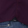 Baldinini Trend Bordeaux Cotton Men Shirt