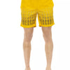 Bikkembergs Yellow Polyester Men Swim Shorts