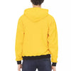 Baldinini Trend "Yellow Cotton Men Sweater with Hood"