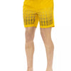 Bikkembergs Yellow Polyester Men Swim Shorts