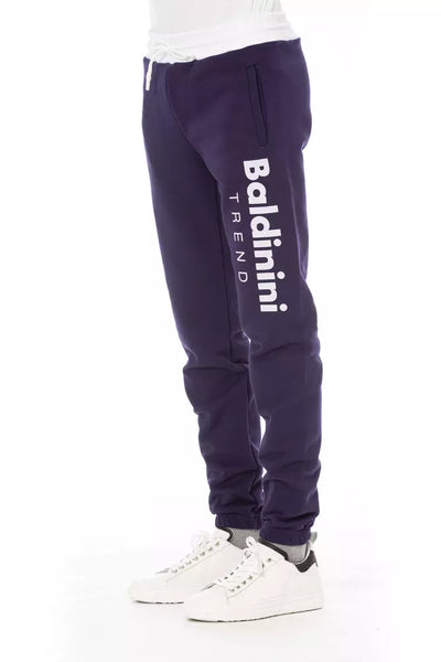 Baldinini Trend Purple Cotton Men Pants