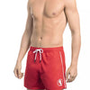 Bikkembergs Red Polyester Men Swim Short