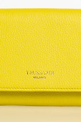 Yellow Leather Women Wallet