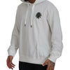 Dolce & Gabbana Stunning White Hooded Sweater