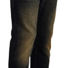 Acht Elegant Blue Washed Denim Pants - Authentic Craftsmanship