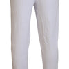 John Galliano Chic White Jogger Pants - Casual Elegance