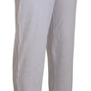 John Galliano Chic White Jogger Pants - Casual Elegance