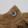 Ermanno Scervino Chic Brown Corduroy Cargo Pants