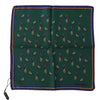 Dolce & Gabbana Elegant Green Silk Men's Square Scarf