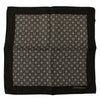 Dolce & Gabbana Elegant Black Silk Men's Scarf Wrap