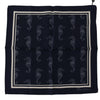 Dolce & Gabbana Elegant Blue Seahorse Silk Men's Scarf