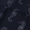 Dolce & Gabbana Elegant Blue Seahorse Silk Men's Scarf