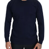 Paolo Pecora Milano Authentic Crewneck Blue Pullover Sweater