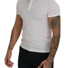 FRADI Elegant White Cotton Polo T-Shirt