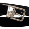 Dolce & Gabbana Elegant Grosgrain Leather Belt