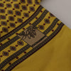 Dolce & Gabbana Elegant Yellow Silk Men's Scarf