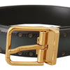 Dolce & Gabbana Emerald Elegance Leather Belt