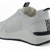 Versace Sleek White Calf Leather Sneakers