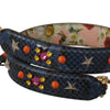 Dolce & Gabbana Elegant Blue Python Leather Bag Strap