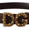 Dolce & Gabbana Elegant Snakeskin Leather Belt