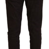 BENCIVENGA Elegant Brown Cotton Blend Trousers