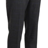 BENCIVENGA Elegant Checkered Wool Dress Pants for Men