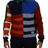 Dolce & Gabbana Pullover Sweater in Multicolor Stripes