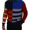 Dolce & Gabbana Pullover Sweater in Multicolor Stripes