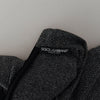 Dolce & Gabbana Elegant Dark Gray Pullover Sweater