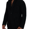 Dolce & Gabbana Elegant Black Wool-Cashmere Blend Cardigan